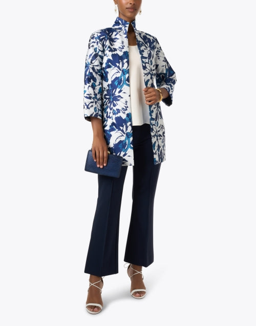 Navy Blue Lola Stretch Pants for On - the - Go Women