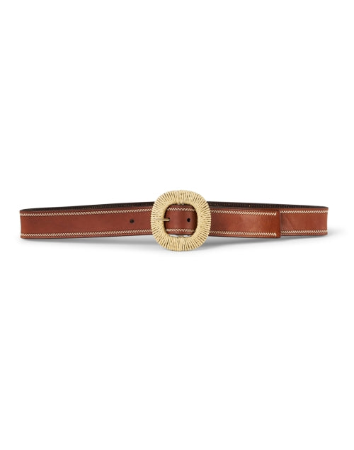 Stylish Francesca Brown Leather Fashion Belt for a Chic Look