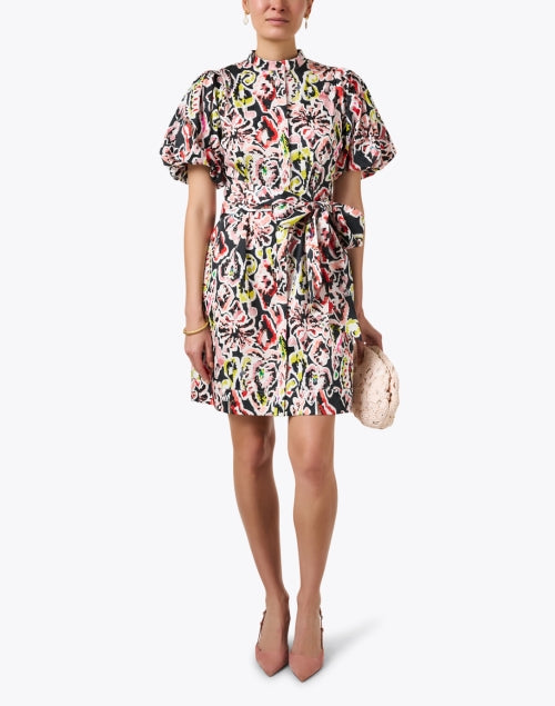 Chloe Kristyn's Dara Ikat Printed Cotton Women's Shirt Dress for Work and Weekend