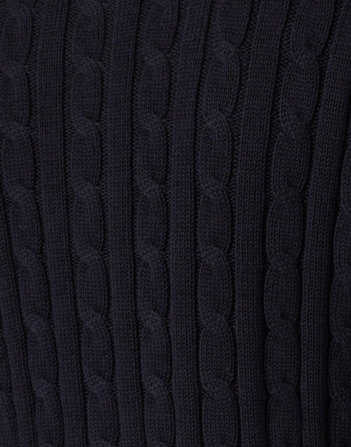 Salita Navy Colored Cable Knit Women's Fashion Jacket for Capsule Wardrobe