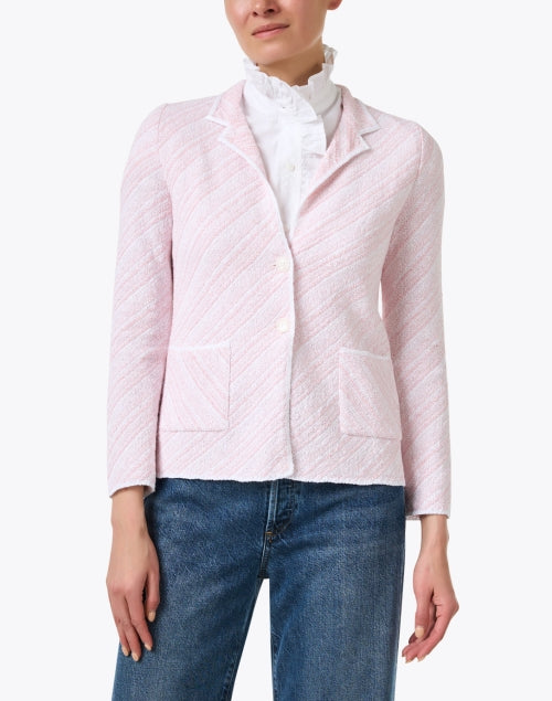 Stylish Amina Rubinacci Santos Pink Women's Fashion Jacket