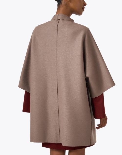 Stylish Taupe Harris Wharf London Wool Coat for Cold Weather