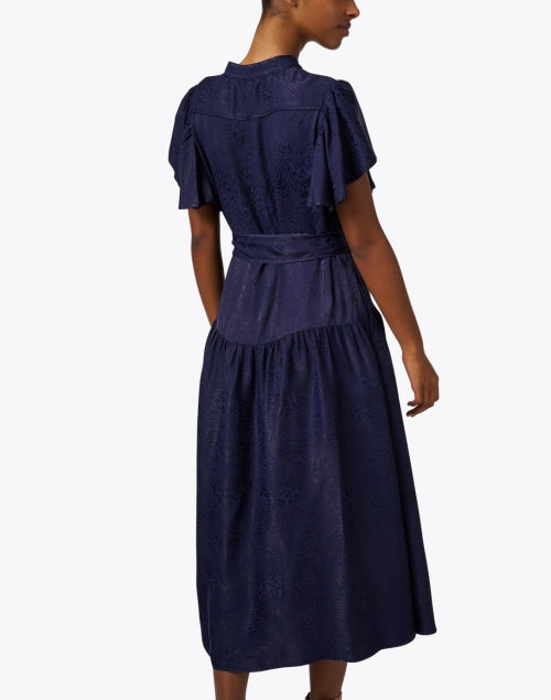 Lucia Navy Women's Contemporary and Feminine Dress