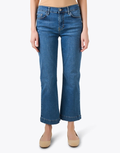 Blue Denim Baby Bootcut Jeans for a Stylish Look