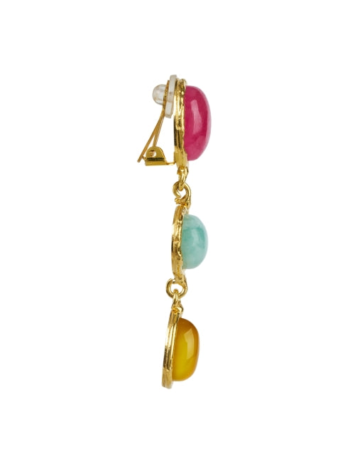 Stylish Cascade Multi - Stone Fashion Earrings for Women