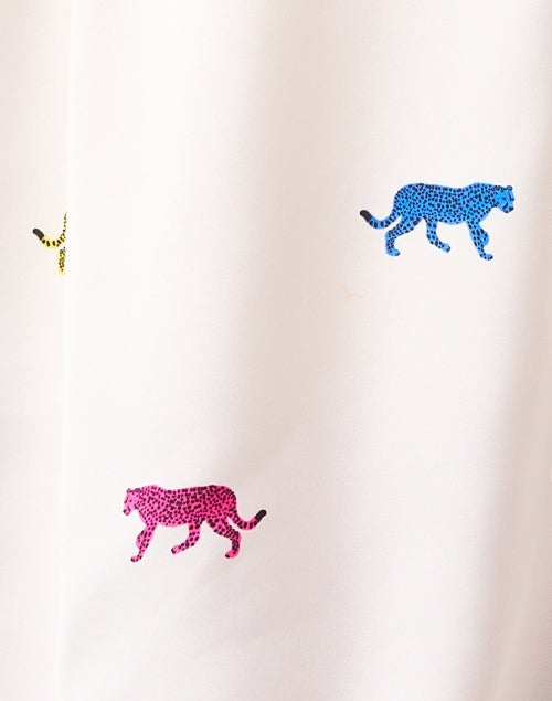 Stylish Multi - color Leopard Print Isabella Blouse for Effortless Transitions
