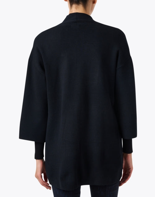 Stylish and Comfortable Universal Black Knit Cardigan by J'Envie