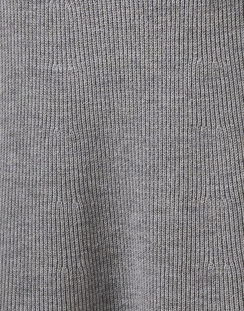 Stylish Agile Grey Wool Midi Skirt for Modern Women