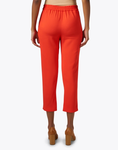 Piazza Sempione's Stylish Hilary Orange Straight - Leg Comfort Pants