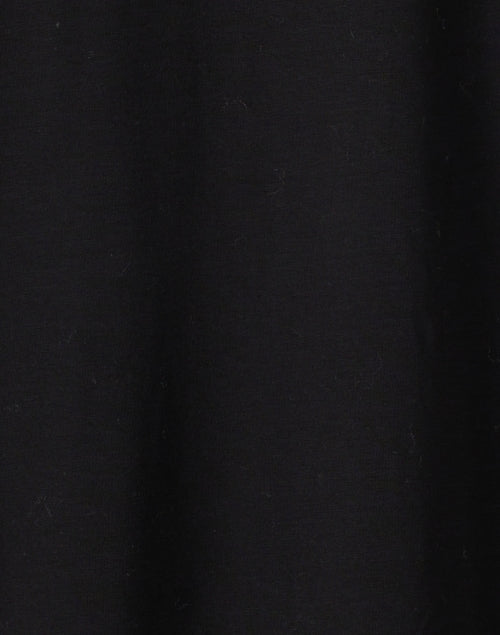 Stylish Black Stretch Jersey Relaxed-Fit Tunic Top