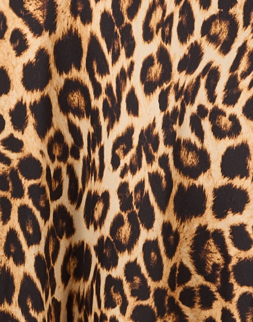 Stylish Brynn Leopard-Patterned Satin Women's Skirt for the New Season