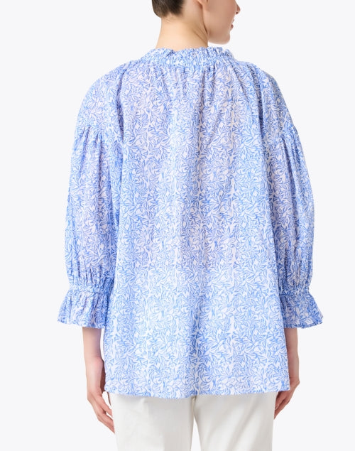 Rachel Women's Blue Paisley Print Fashionable Blouse