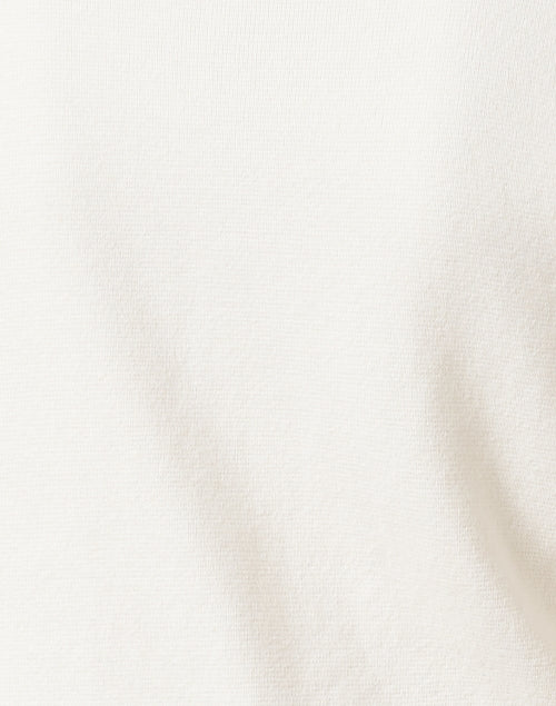 Stylish Milly White Cotton Cashmere Blend Knit Women's Blazer