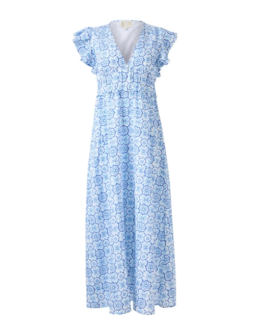Blue Print Medallion Women's Maxi Dress