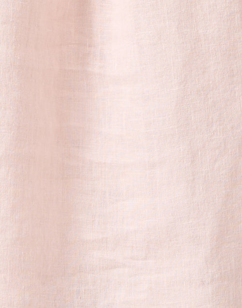Cipria Delicate Pink Linen Women's Fashion Top