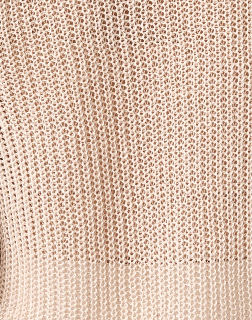Beach - Inspired Beige Linen Women's Cardigan for Everyday Wear