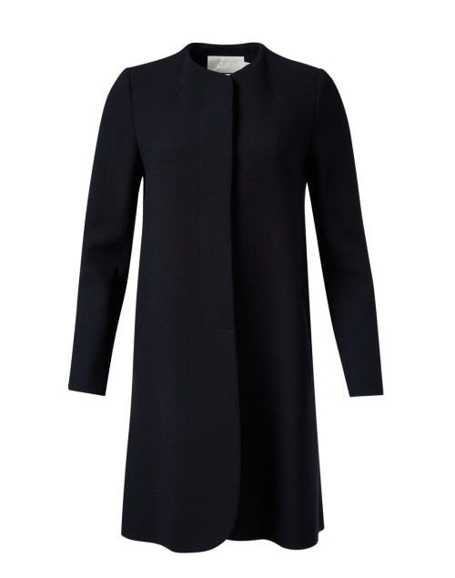 Navy-colored Redgrave Men's Woolen Overcoat for Classic English Style