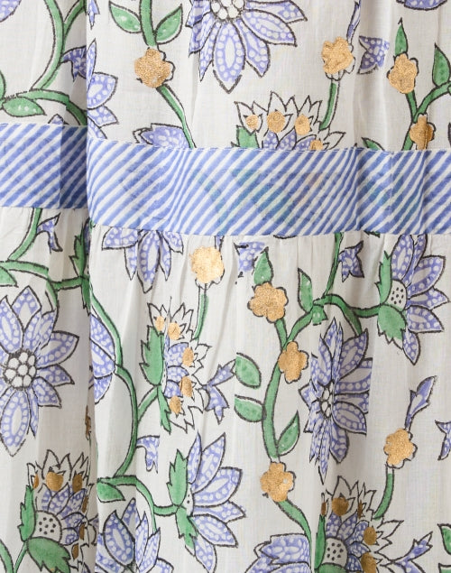 Oliphant Presidio Women's Multi-Floral Printed Cotton A-Line Dress