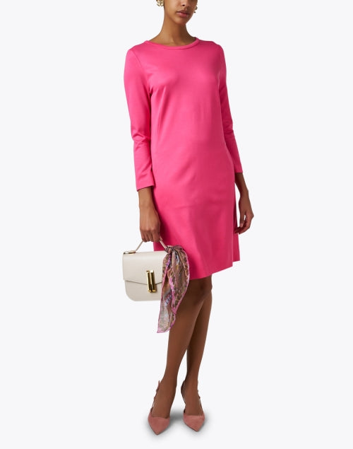 Marc Cain's Feminine Pink Sheath Dress for Weekday Wear