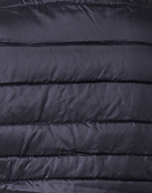 Marc Cain Navy Down-Filled Flattering Puffer Vest for Cold Weather