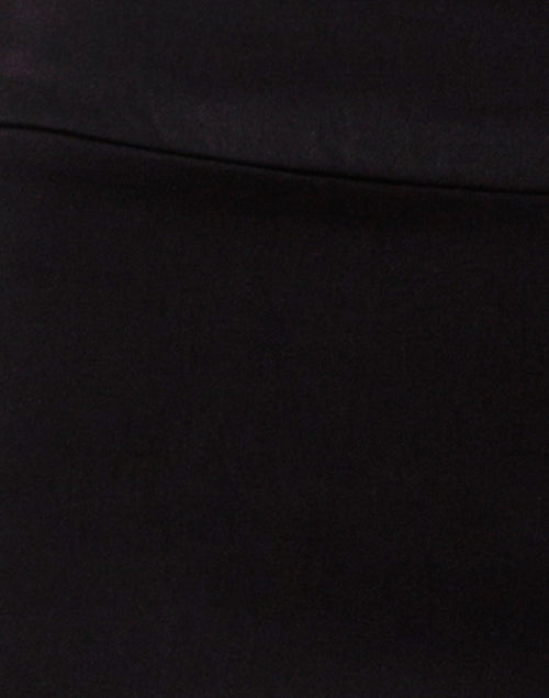 Black Stretch Pull-On Flared Crop Trousers - Stylish Women's Pants
