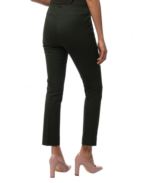 Stretchable Olive Green Cotton Pants by Jerry - A Comfortable Style