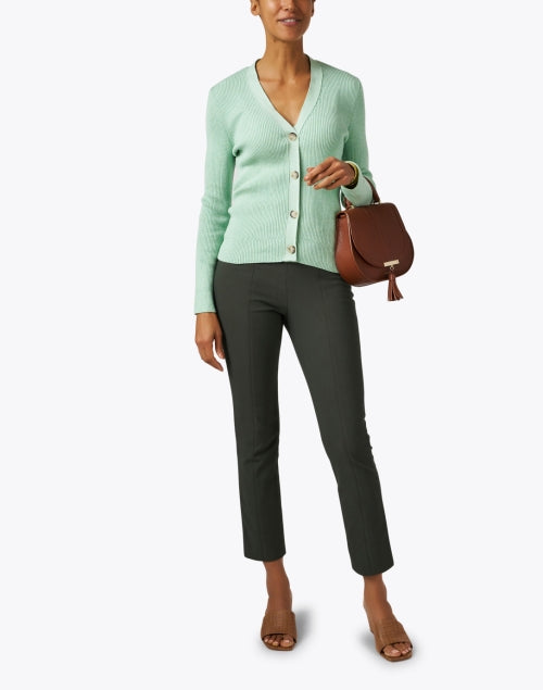 Vince Green Bi - Stretch Pull - On Casual Trousers for Everyday Wear