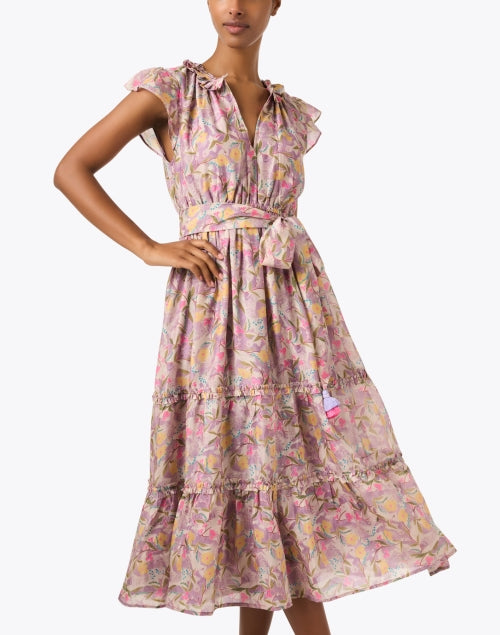 Elegant Lilac Floral Print Kate Dress for All Occasions