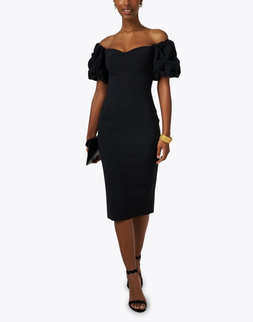 Elegant Gavril Black Off-the-Shoulder Evening Dress for Women