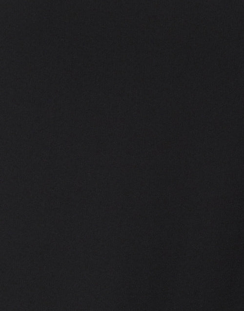 Elegant Black Silk Georgette Crepe Essential Shell Top for Layering