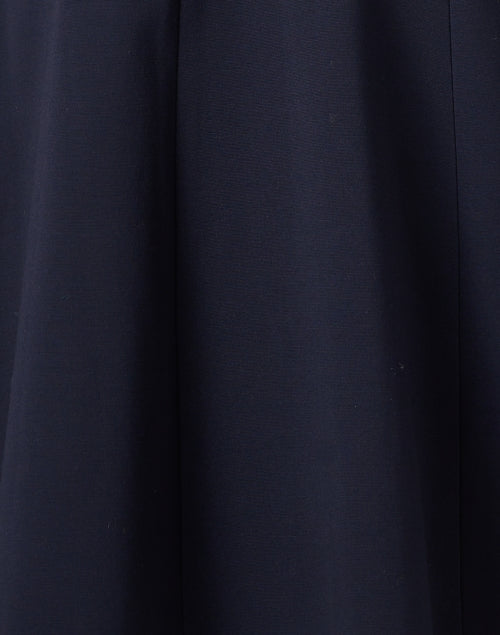 Navy Blue Thyme Women's Jersey A-Line Dress for a Classic Look