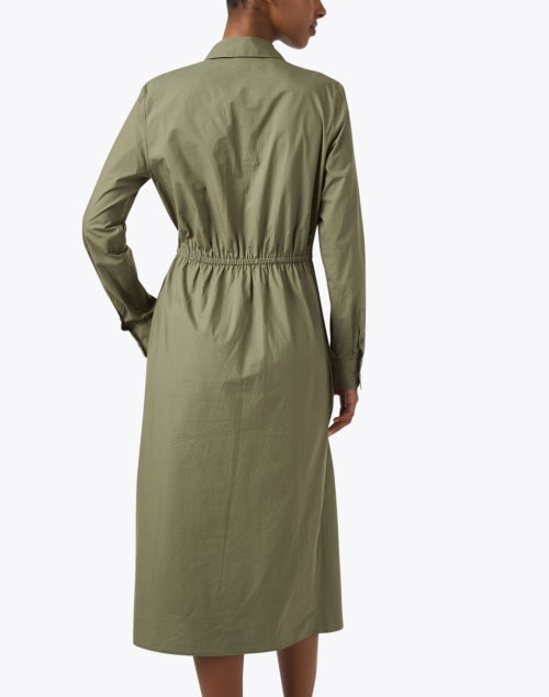 Xirena's Stunning McCallister Green Midi Shirt Dress for Transitional Season