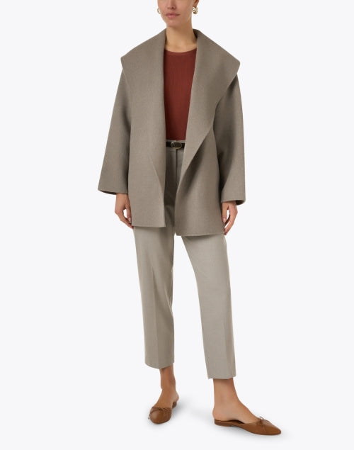 Talia Taupe Women's Straight Leg Dress Pants for Effortless Style
