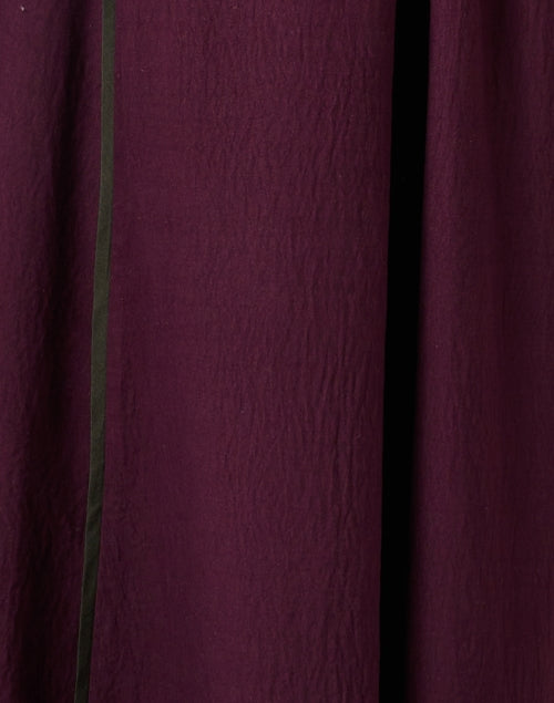 Stylish Burgundy Panel - Designed Women's Midi Dress