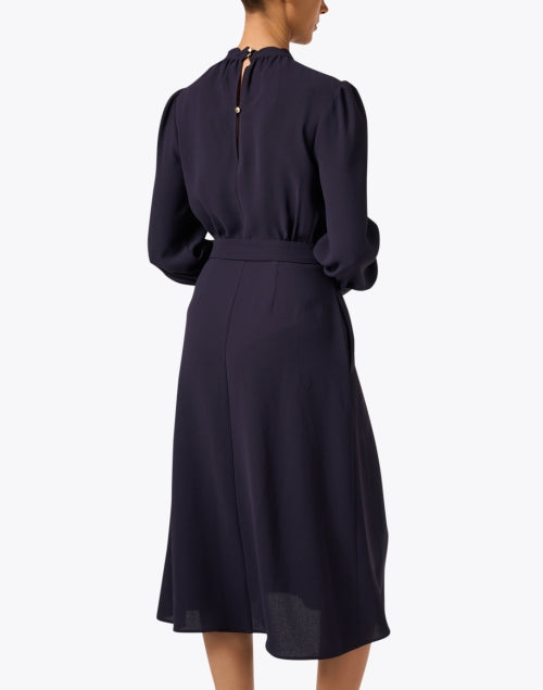 Navy Blue Tara Jarmon Rowen Women's Dress for Effortless Elegance
