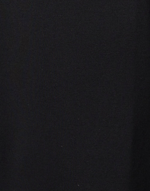 Stylish Cennare Black Mixed Media A - Line Dress for Fashionable Outings