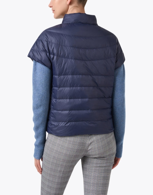 Navy Quilted Insulated Greenwich Puffer Jacket from Cortland Park