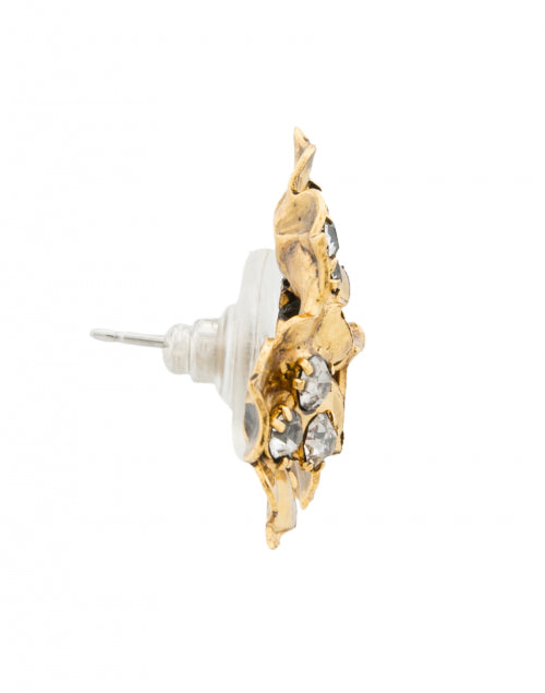 Exquisite Maye Gold and Sparkling Crystal Stud Earrings for All Occasions