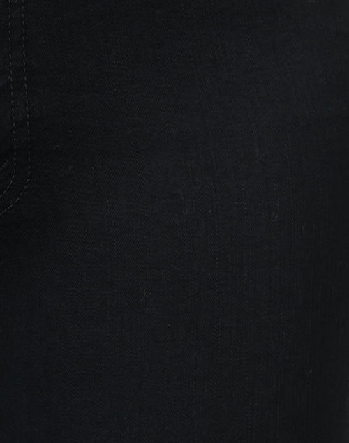 Stylish Mother's Black Stretch High Waist Cropped Hustler Jeans