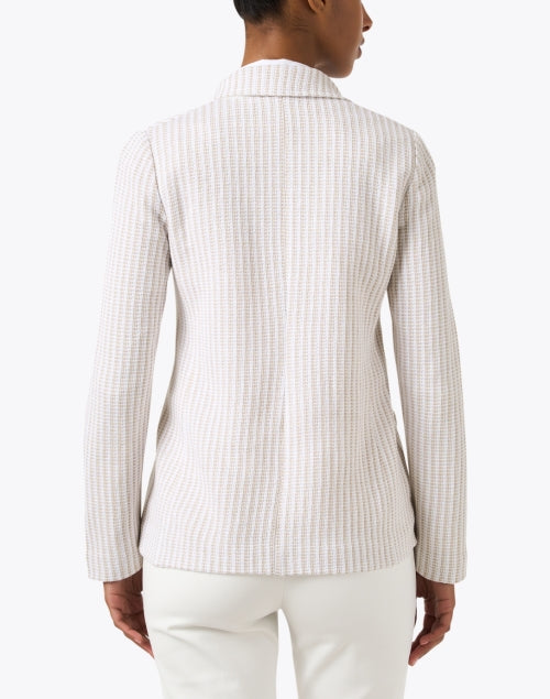 Stylish Beige Knit Salome Jacket for Weekday Elegance