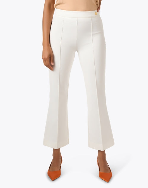 Stylish Lola Women's White Stretch Pant