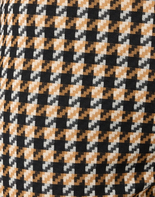 Jules Pull - On Knit Wide - Leg Houndstooth Trousers