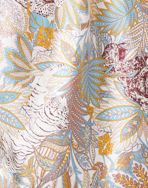 Exquisite Amazonia Multi - Patterned Silk Dress Shirt