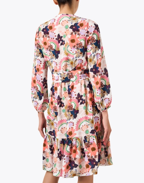 Exquisite Pauline Silk Dress with Stunning Floral Print