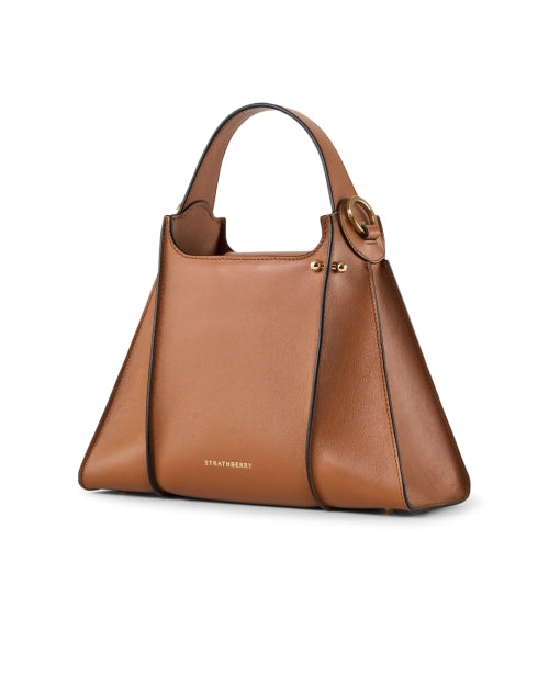 Elegant Tan Arkshell Leather Handbag with Optional Accessories
