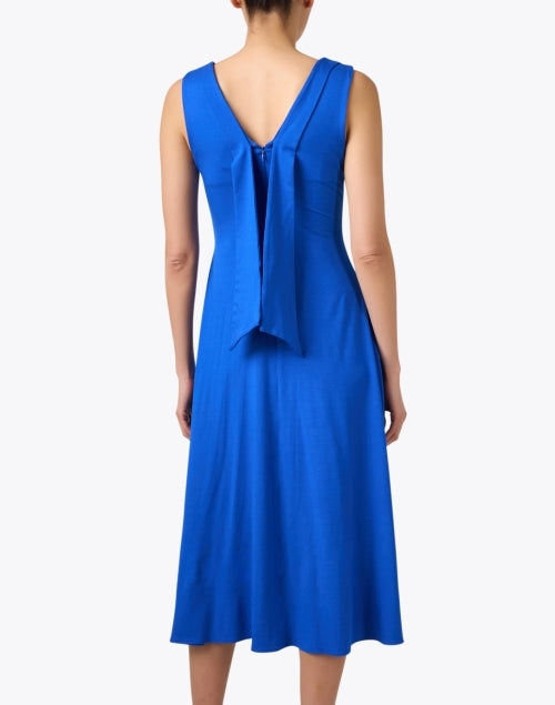 Stylish Women's Sahara Blue Jersey Evening Dress