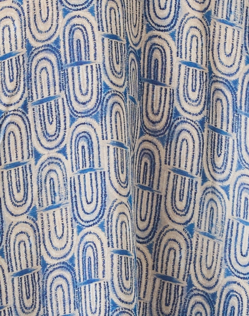 Stylish Blue Print Poncho for Effortless Fashion