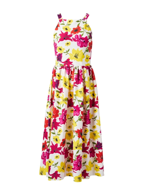Stylish Lastemylar Dress with Multi-Floral Print for All Occasions