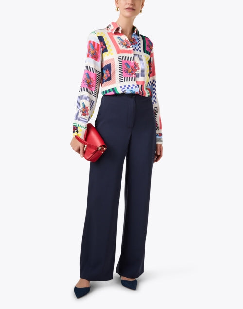 Gaby Women's Multi - Patterned Lightweight Blouse Top