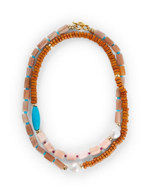 Exquisite Cabana Pearl and Savannah-Style Long Necklace for Women